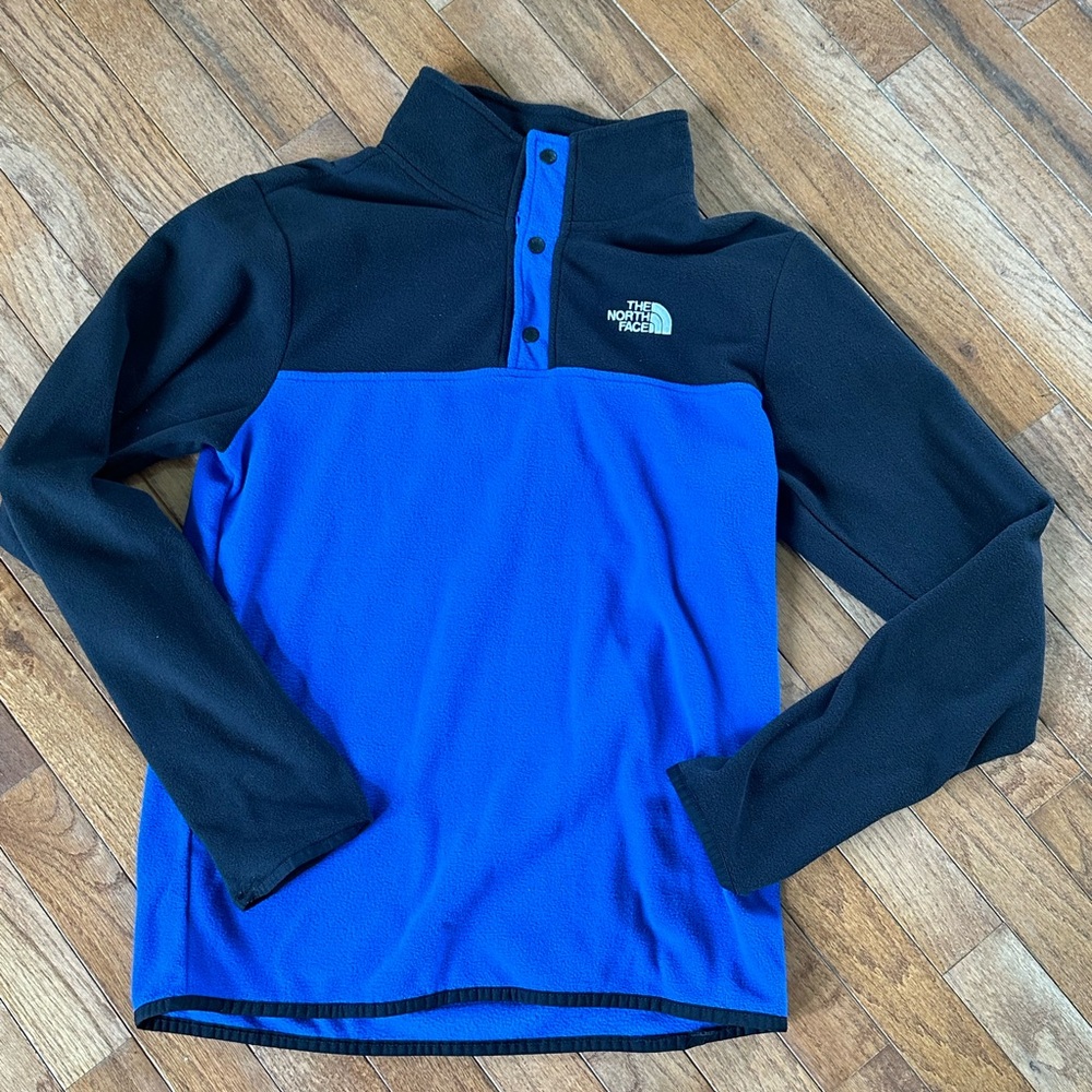 Boys North Face fleece pullover Sz XL